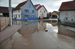 Hochwasser Werra Wartburgkeis